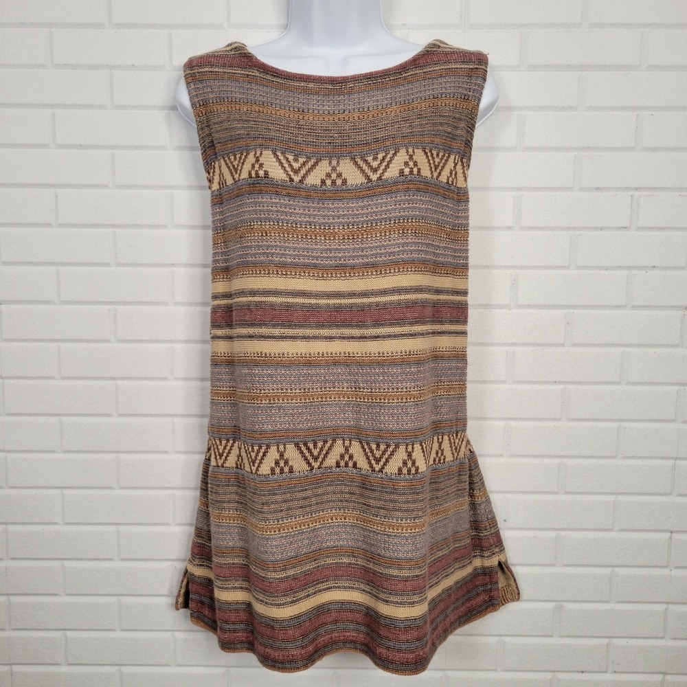LRL Lauren‎ Jeans Co Knit Tunic Top Southwest Multicolor Boho